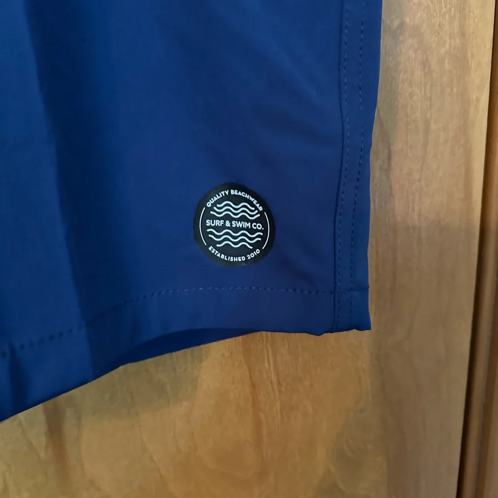Surf and Swim Co. 360 Everywhere stretch Jacquard moody blue shorts